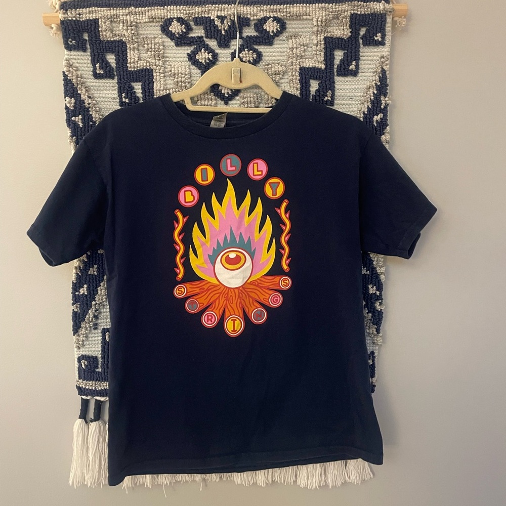 Authentic Billy Strings kids unisex eyeball fire t-shirt